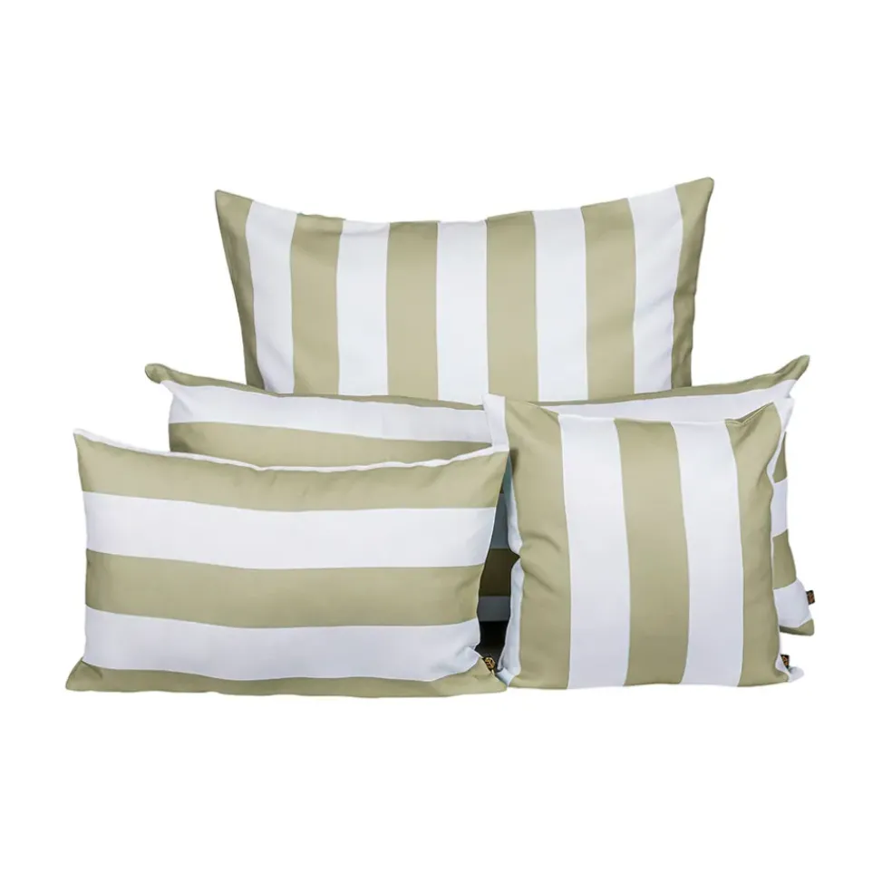 Coussin en polyeste outdoor lin 45x45cm - riviera
