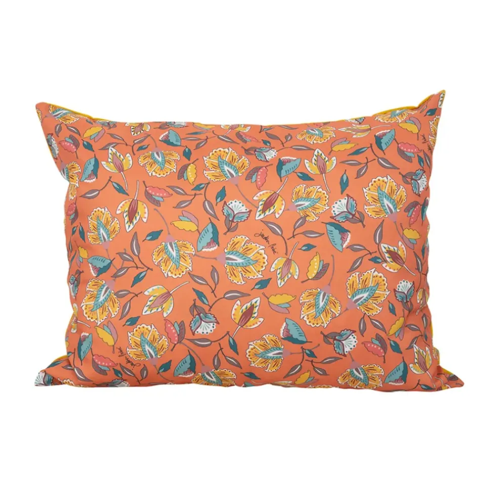 Coussin extérieur en coton terracotta 60x50cm - Kerala