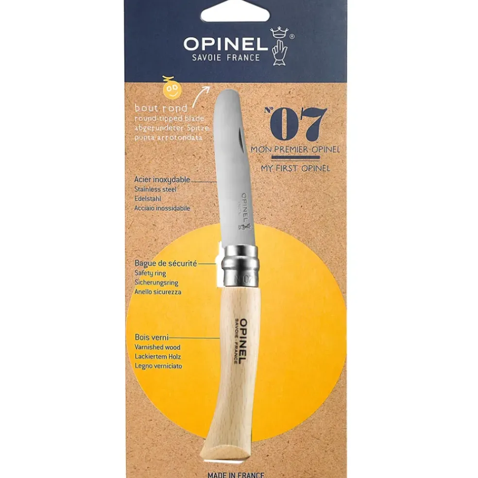 Couteau Mon premier Opinel en hêtre naturel