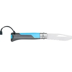 Couteau n°8 anthracite/bleu