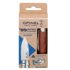 Couteau n°9 pour huîtres et coquillages en hêtre naturel