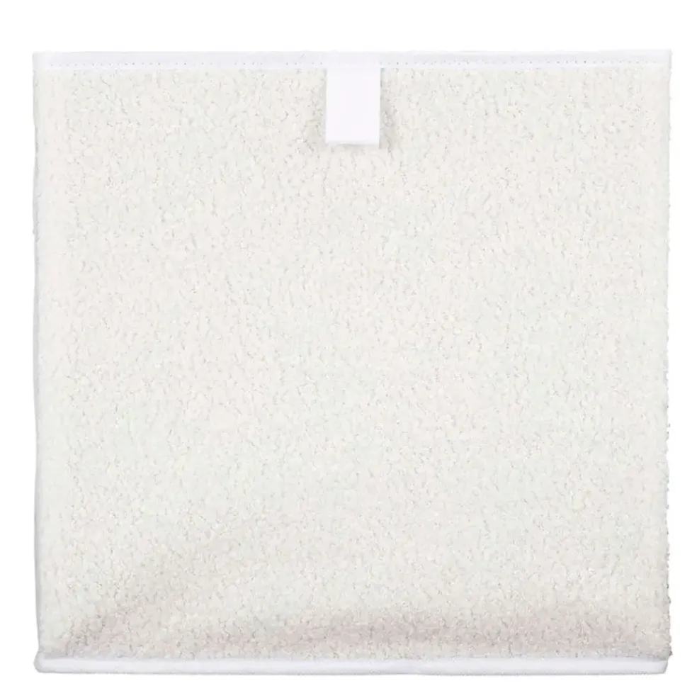 Cube de rangement pliable bouclette beige 30xh30cm