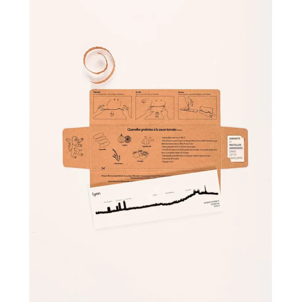 Décoration murale ligne lyon 50cm noir