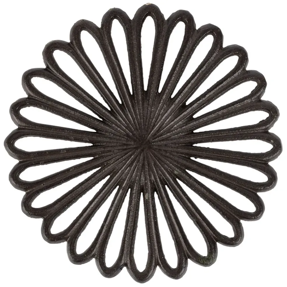 Dessous de plat en fonte brun d20cm - Rhodonea