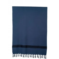 Drap de plage uni encre 90x180cm - Tuitti