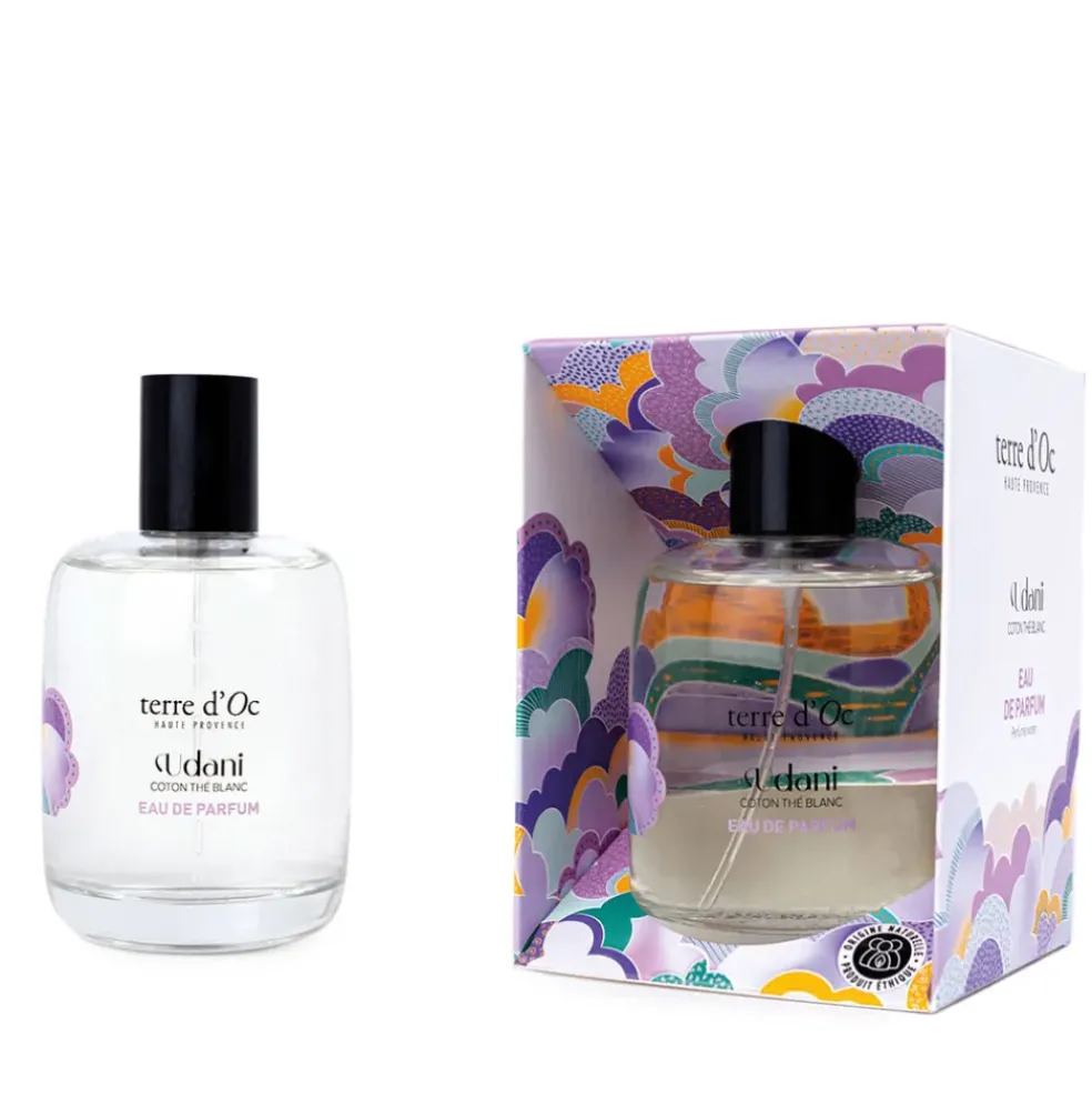 Eau parfum bio coton thé blanc 100ml - Udani