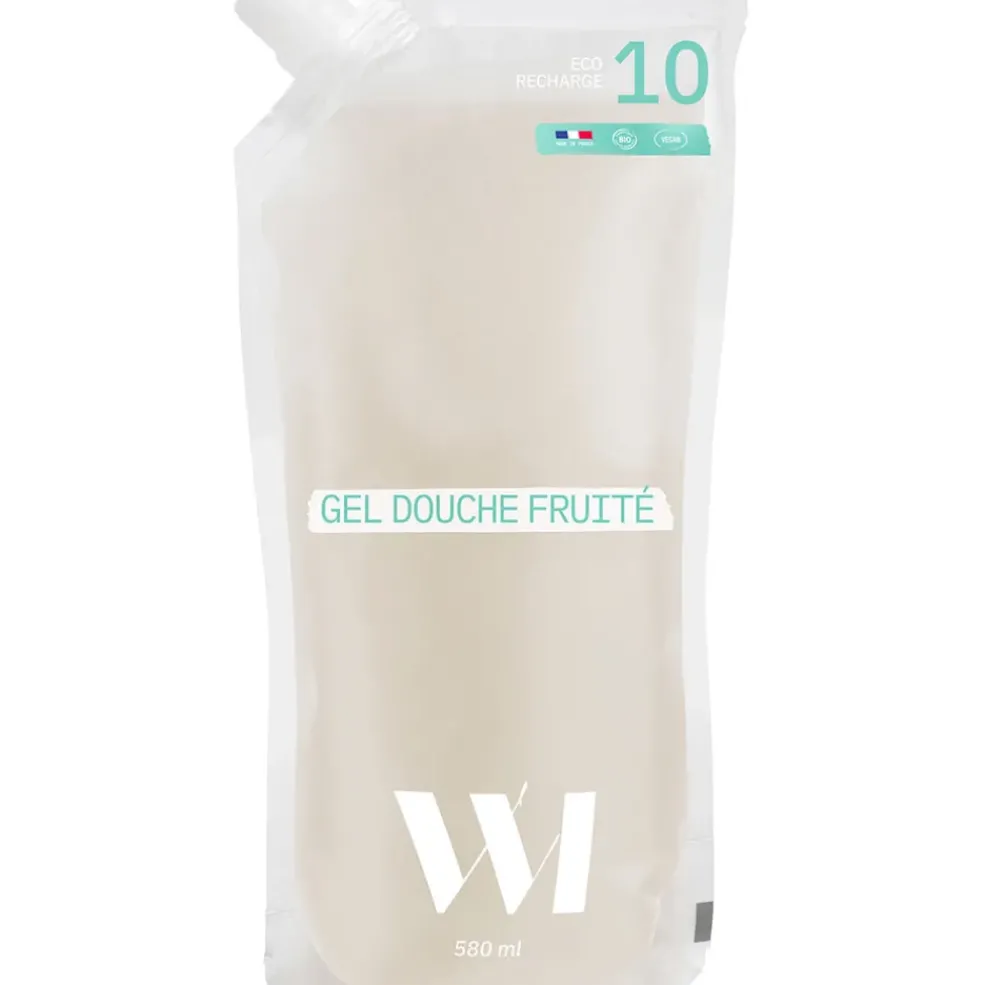 Eco-recharge gel douche fruité 580ml