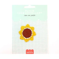 Ecusson thermocollant à  paillettes - Tournesol