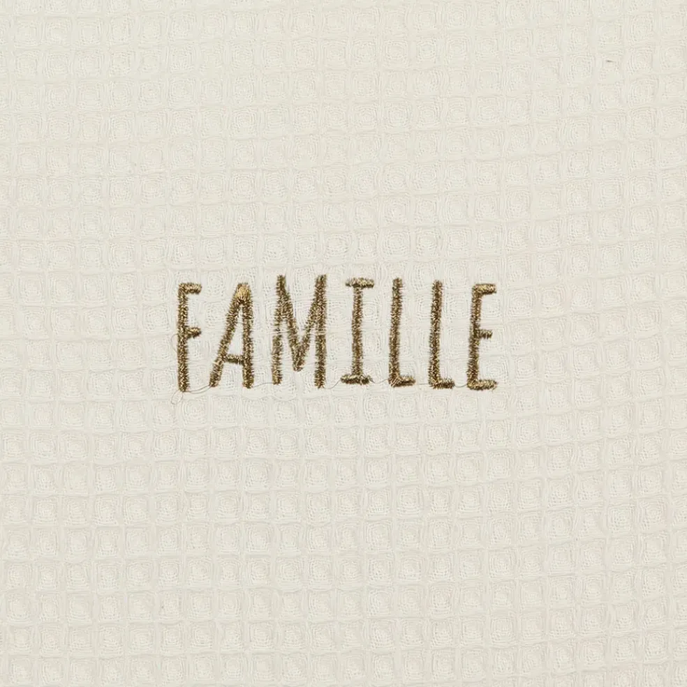 Essuie mains en coton ecru 50x70cm - Beezz