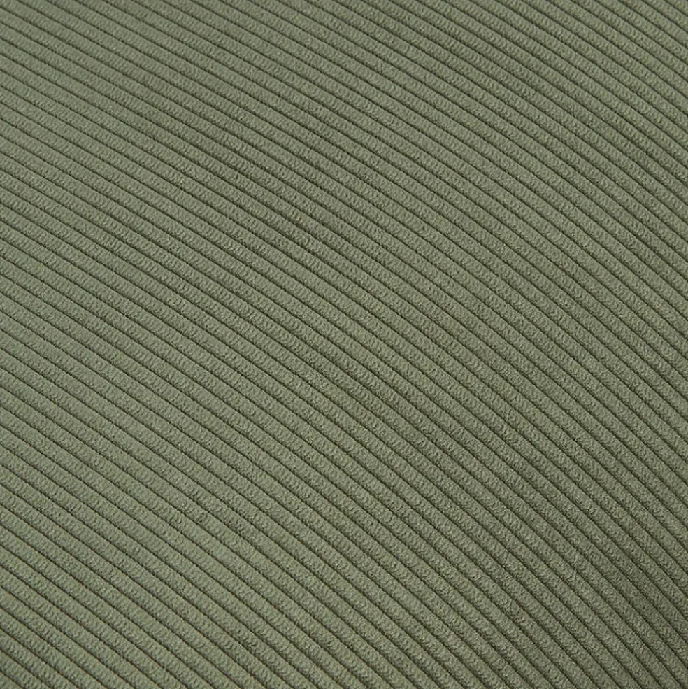 Fauteuil en velours côtelé vert sapin - martin