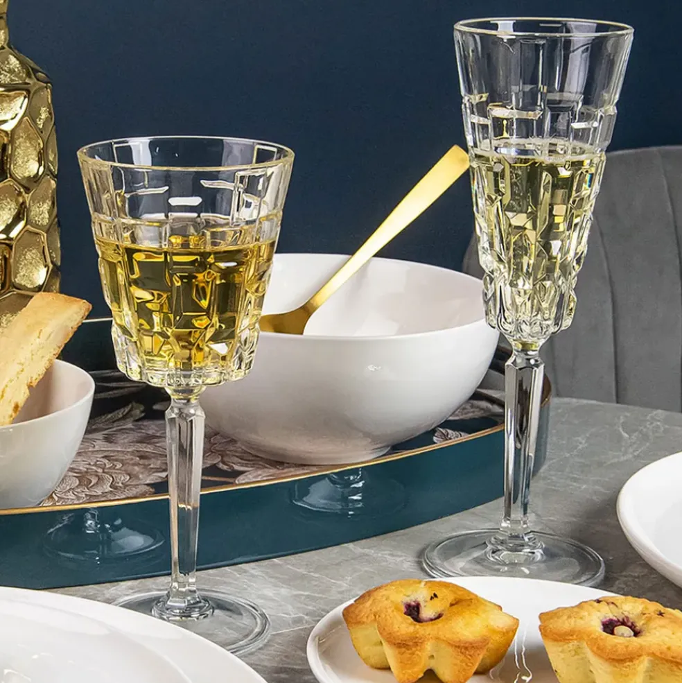 Flute à champagne en cristallin 19cl - Etna