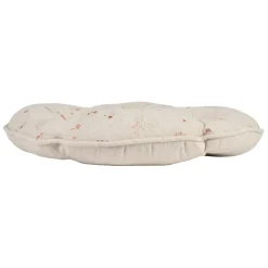 Galette de chaise ronde en coton beige d40cm - Lucile