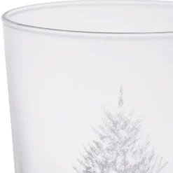Gobelet en verre blanc sapin 36cl - Bodega