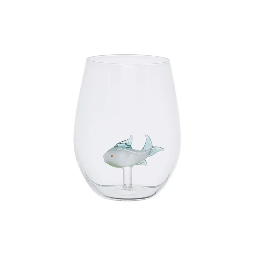 Gobelet poisson en verre borosilicate 50cl - Océan