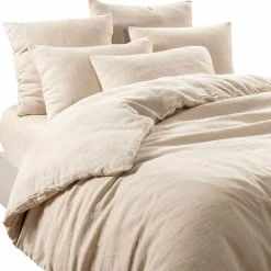 Housse de couette en lin et coton naturel 240x220cm - Limy