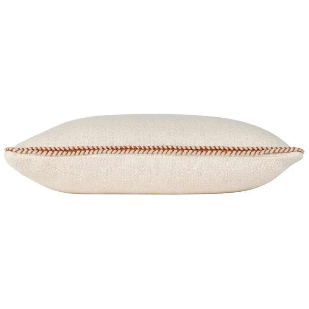 Housse de coussin en coton écru 50x30cm - Seguia