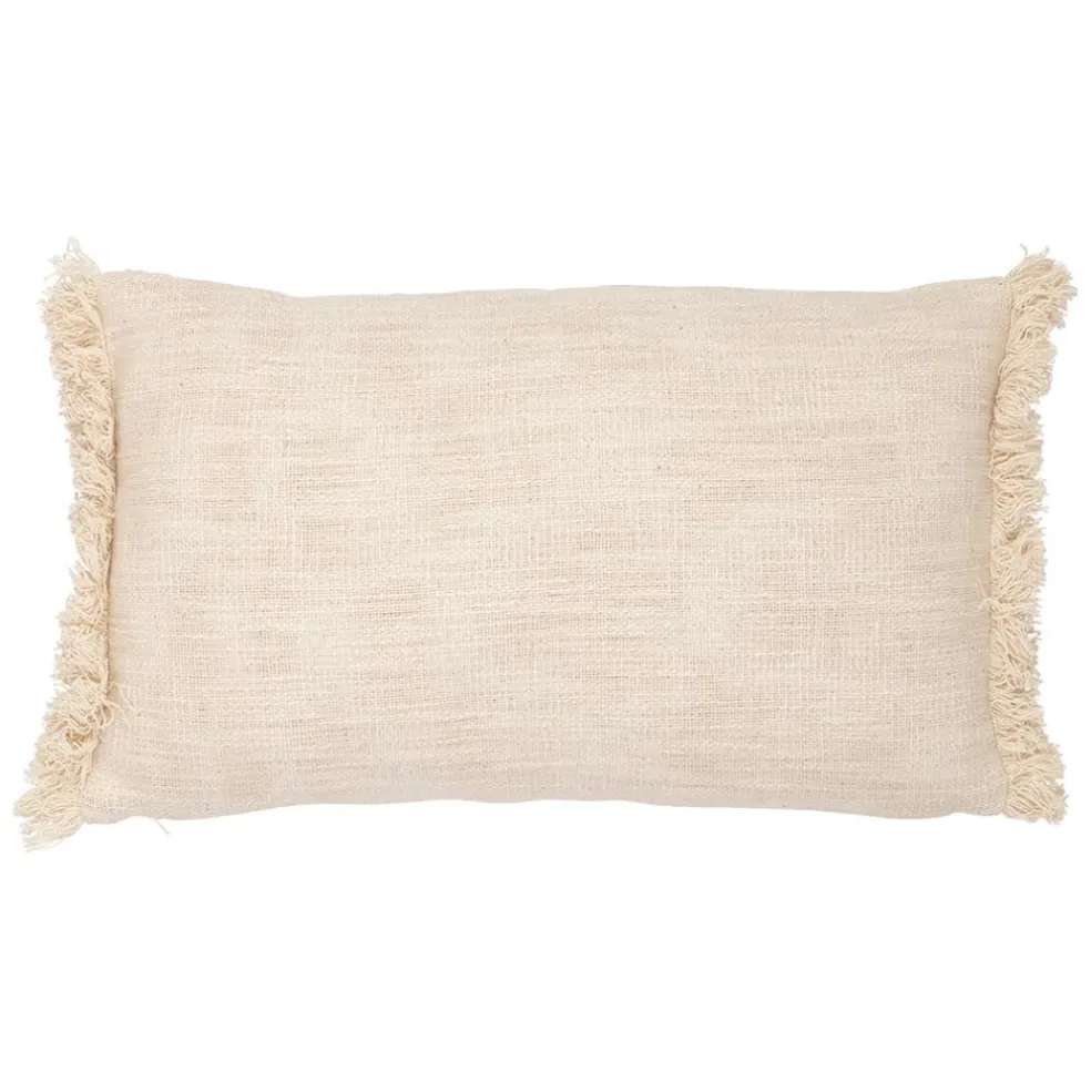 Housse de coussin en coton ecru 50x30cm - Manarola