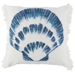 Housse de coussin en coton st-jacques bleu marine 45x45cm - Bord De Mer