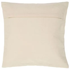 Housse de coussin en jute naturel et coton écru 45x45cm - Eté A La Mer