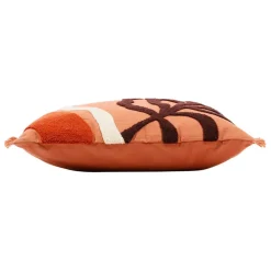 Housse de coussin eterra terra+indigo 45x45cm coton