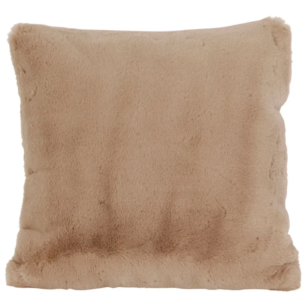 Housse de coussin taupe 45x45cm - Adalie