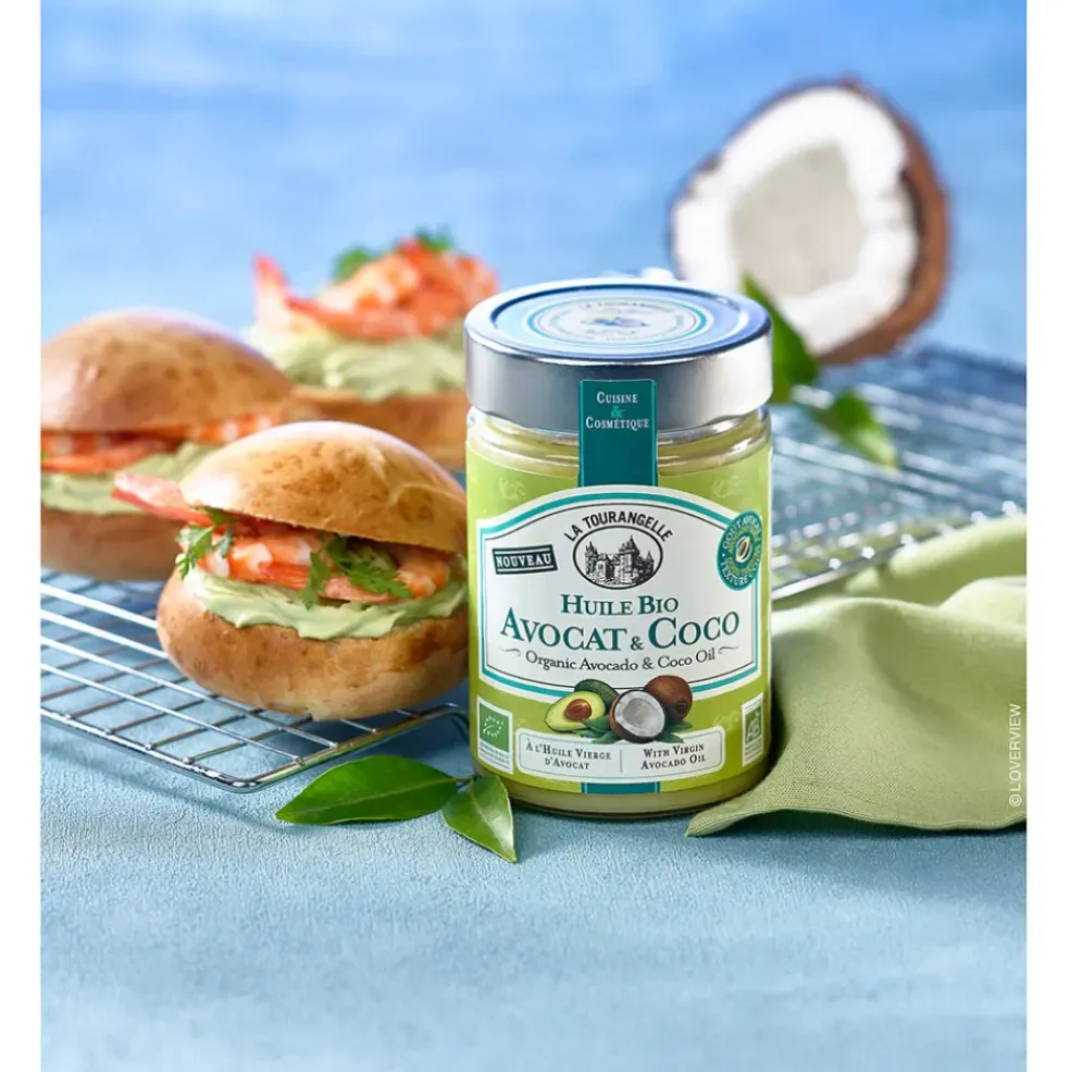 Huile avocat et coco bio 314ml