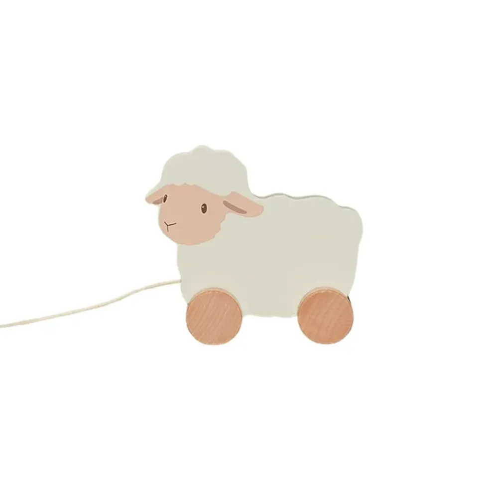 Jouet à tirer mouton en bois - Little Farm