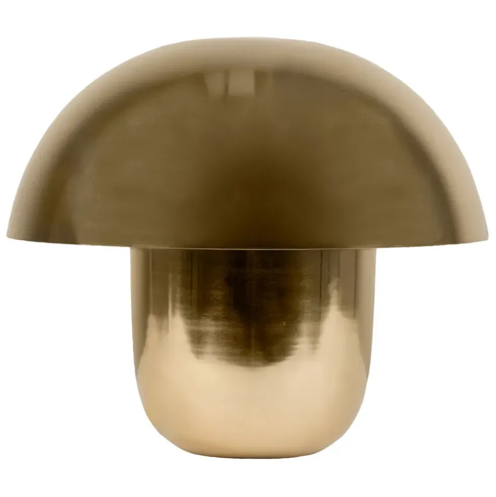 Lampe champignon en fer d35cm doré - Champart