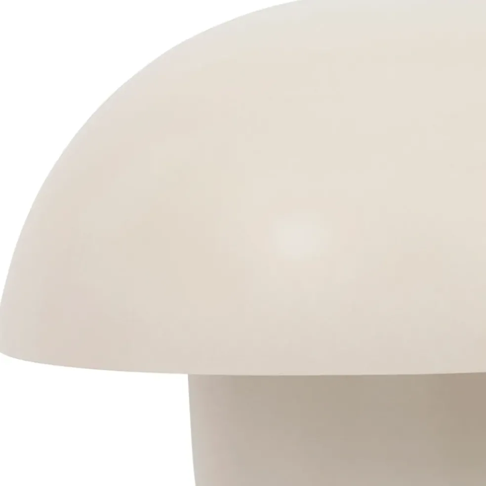 Lampe champignon en fer h35cm beige - Champart
