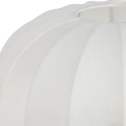 Lampe en coton écru d40xh28.5cm - Aurore