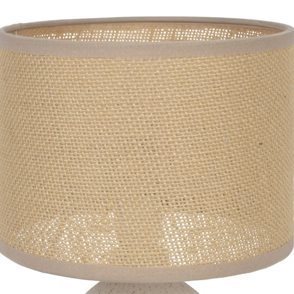 Lampe en céramique écru h28cm - Essencia