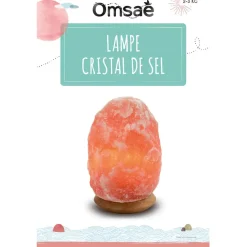Lampe en cristal de sel pièce de 2 à 3 kg