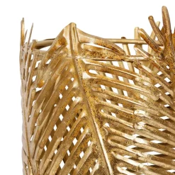 Lampe en fer doré h38cm - Palmier