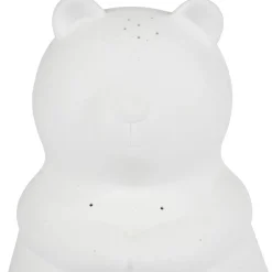 Lampe en porcelaine blanc h20.5cm - Ours