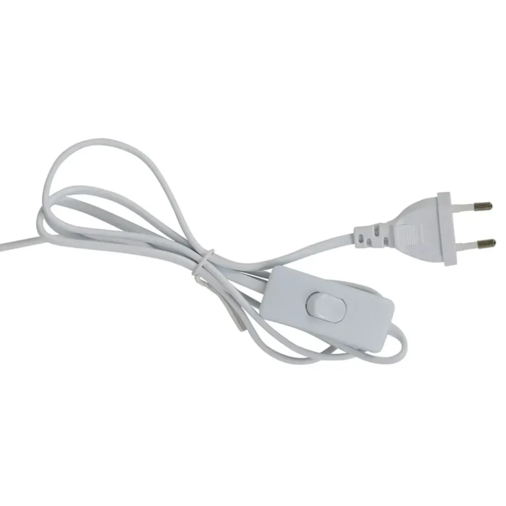 Lampe en porcelaine blanc h21.5cm - Coquillage