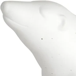 Lampe en porcelaine blanc h18.5cm - Ours Polaire