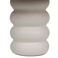 Lampe en terre cuite blanc h36cm - Nira