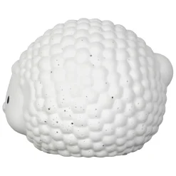 Lampe led hérisson en porcelaine blanc h12cm - Hérisson