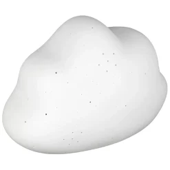 Lampe nuage en porcelaine blanc h17cm - Beezz