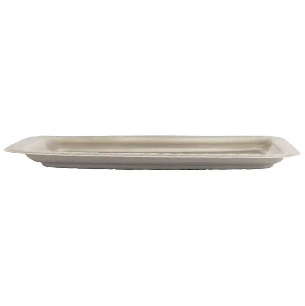 Lot de 2 plateaux en fer grège - Arabise