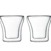 Lot de 2 tasses double paroi 10cl - assam