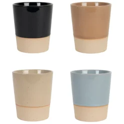 Lot de 4 tasses multicolore 27cl - Ekume