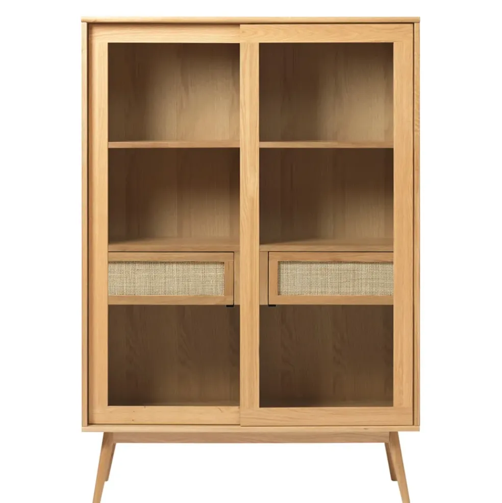 Meuble haut en placage chêne naturel h160cm - barrali