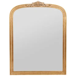 Miroir arrondie doré 81x107cm - sonate