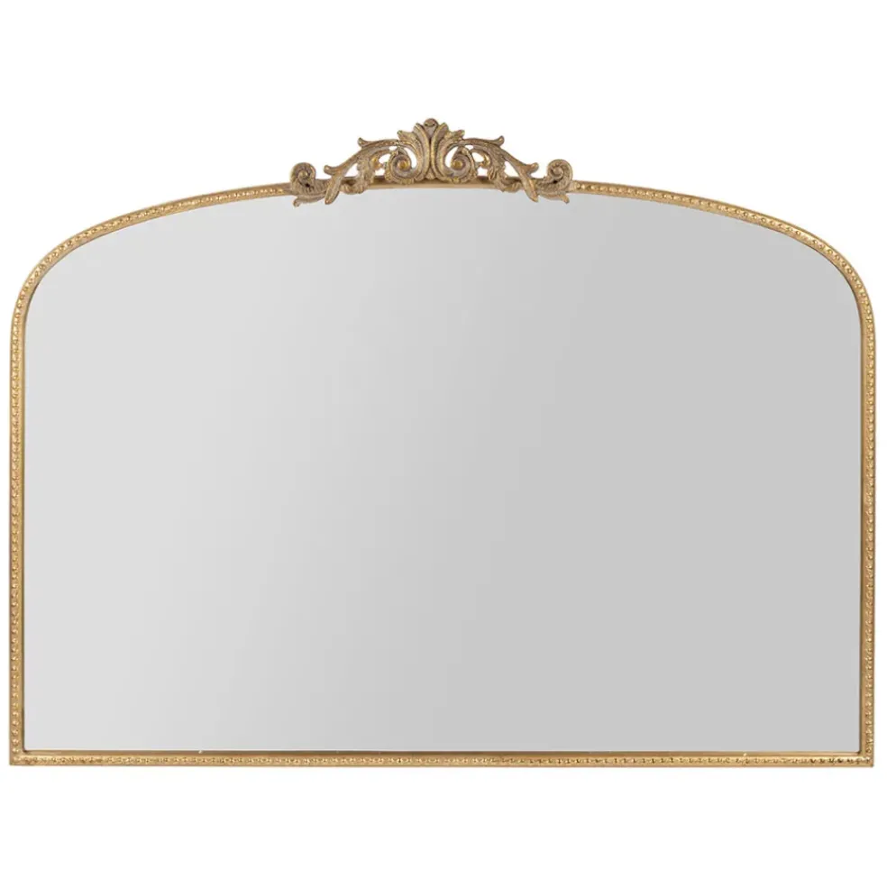 Miroir baroque en fer doré 101x77.5cm - lore