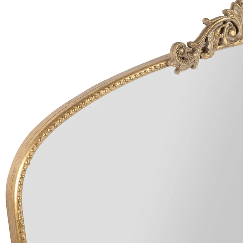 Miroir baroque en fer doré 101x77.5cm - lore
