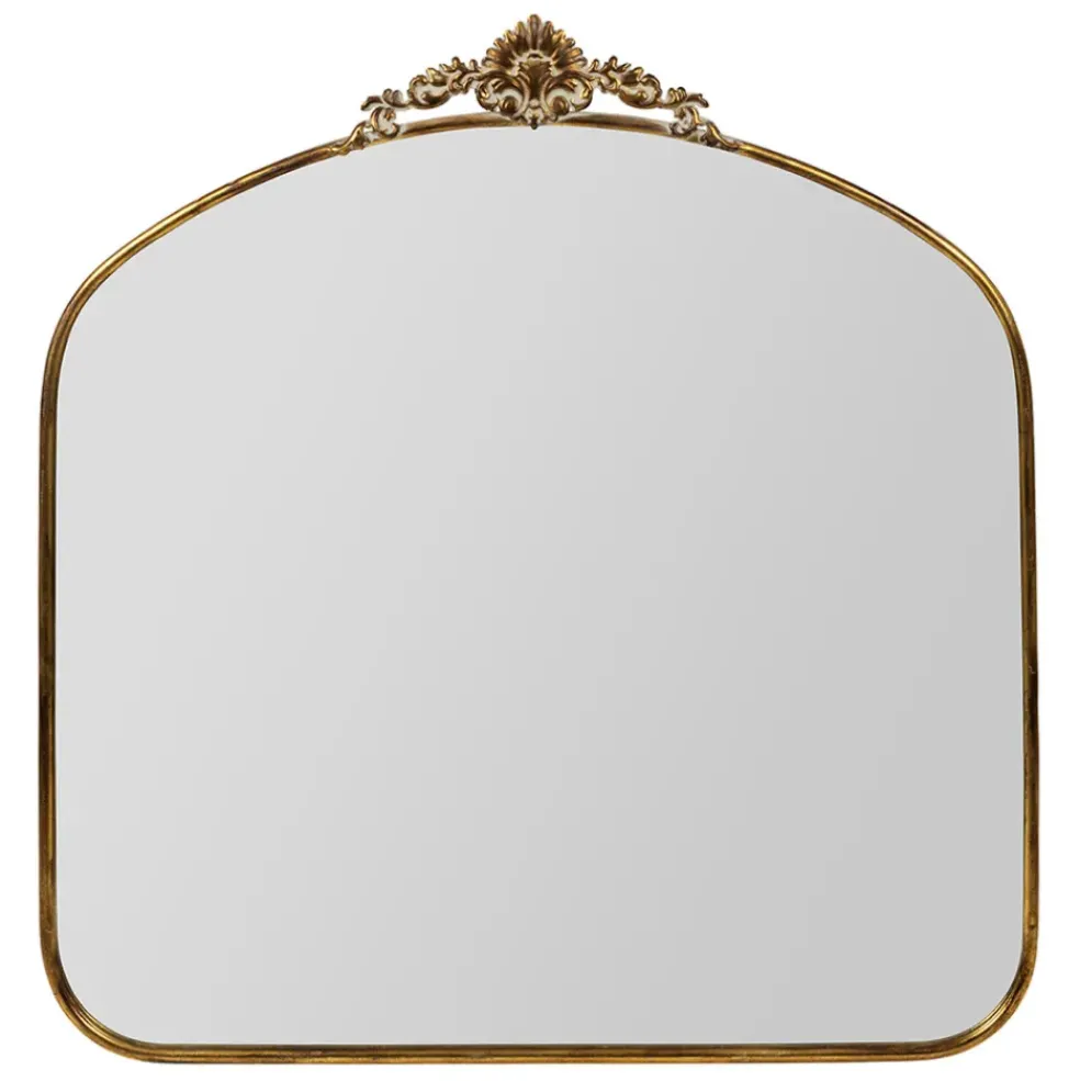 Miroir en fer doré - Charme