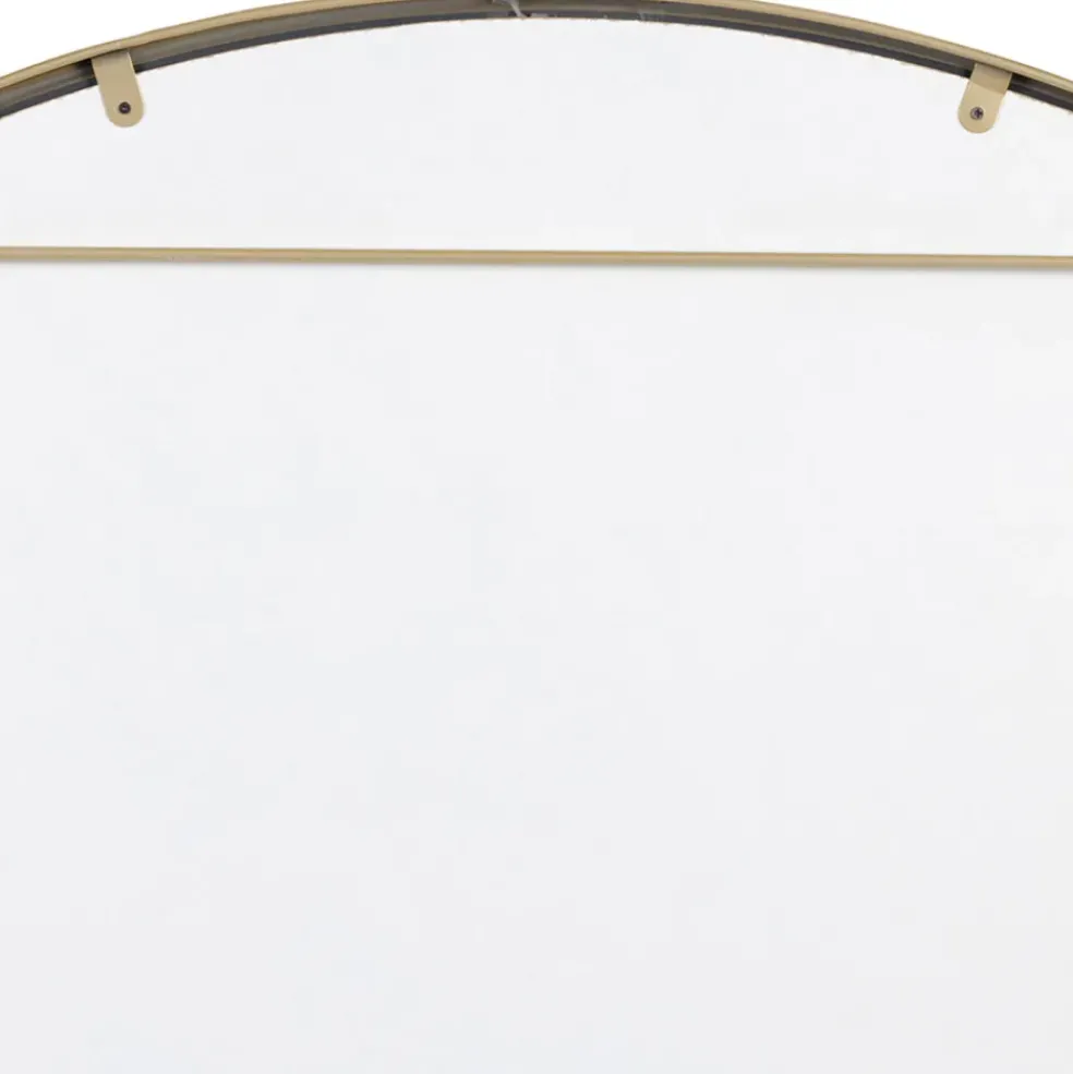 Miroir en fer doré d110cm - Arlequin