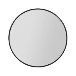 Miroir en fer noir d70cm - Arlequin