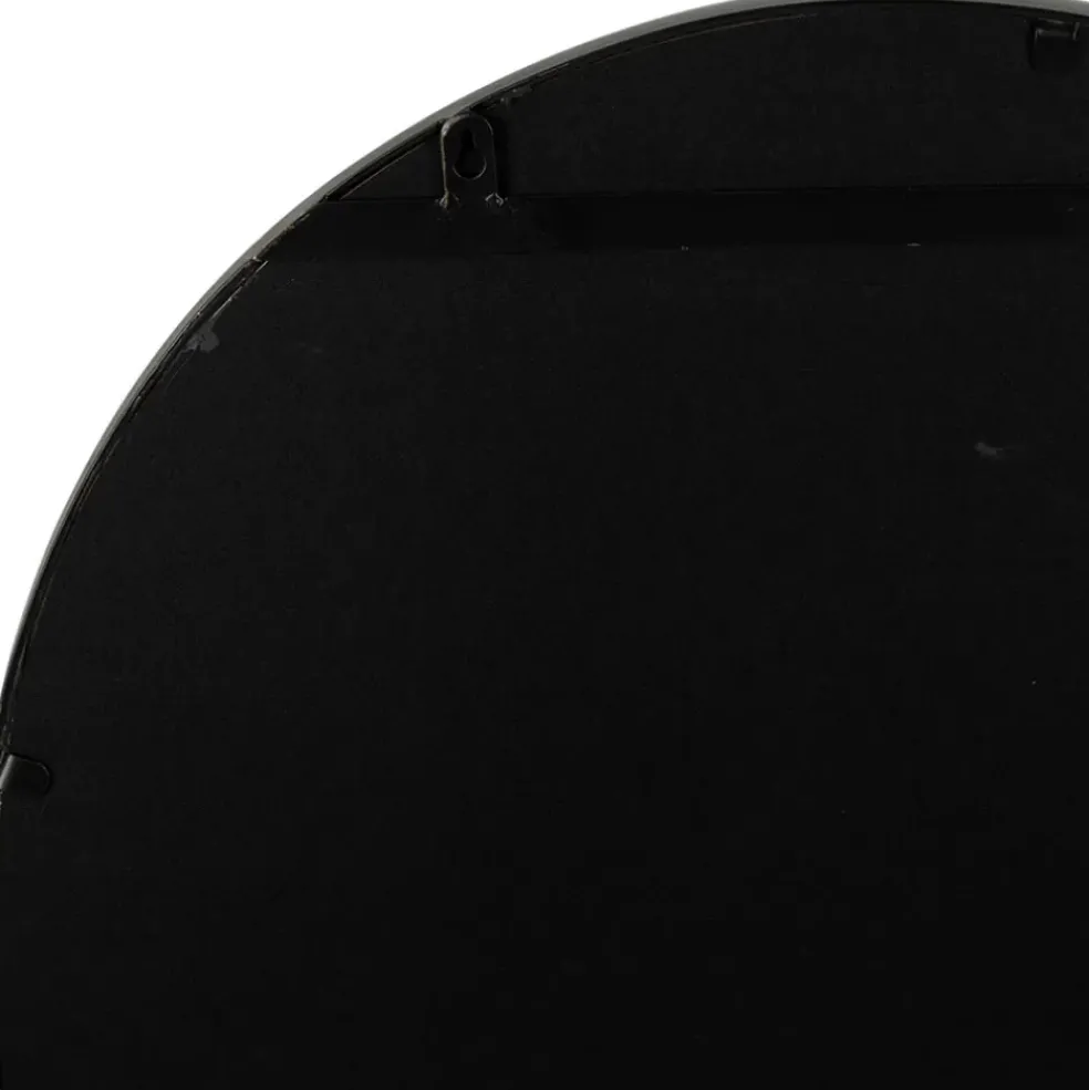 Miroir en fer noir 61xh91.5cm - Badria